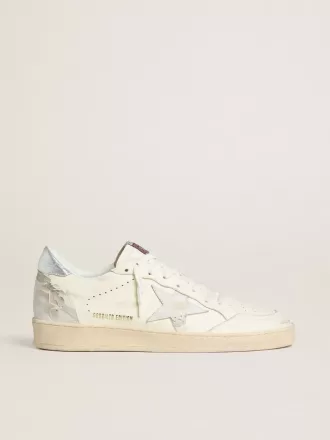 Zapatillas Ball Star LTD para mujer con estrella de patchwork y lengüeta metálica en el talón. Zapatillas Ball Star LTD para mujer con estrella de patchwork y lengüeta metálica en el talón.