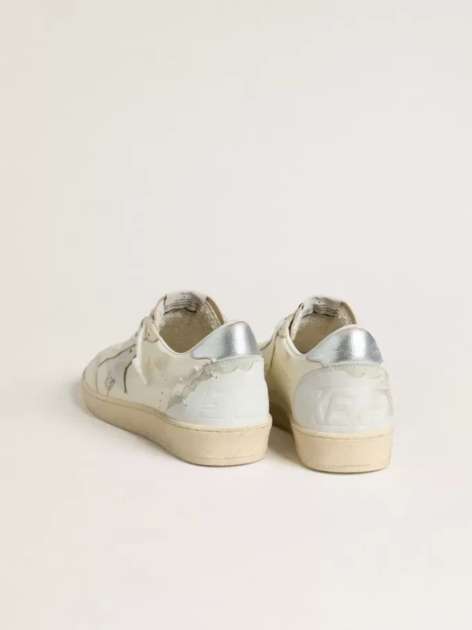 Zapatillas Ball Star LTD para mujer con estrella de patchwork y lengüeta metálica en el talón.