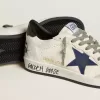 Zapatillas Ball Star para hombre en napa con estrella de piel y lengüeta metálica en el talón
