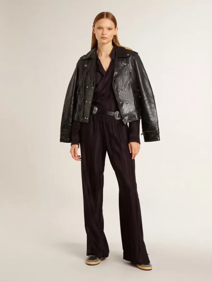 Zapatillas Ball Star para mujer con purpurina, estrella de piel y lengüeta metálica en el talón.