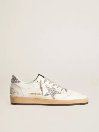 Zapatillas Ball Star Wishes para mujer en piel napa con estrella brillante y lengüeta en el talón