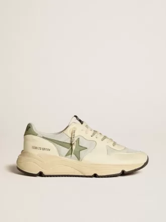 Zapatillas Running Sole LTD para hombre en nailon y napa con estrella y lengüeta en el talón de nubuck