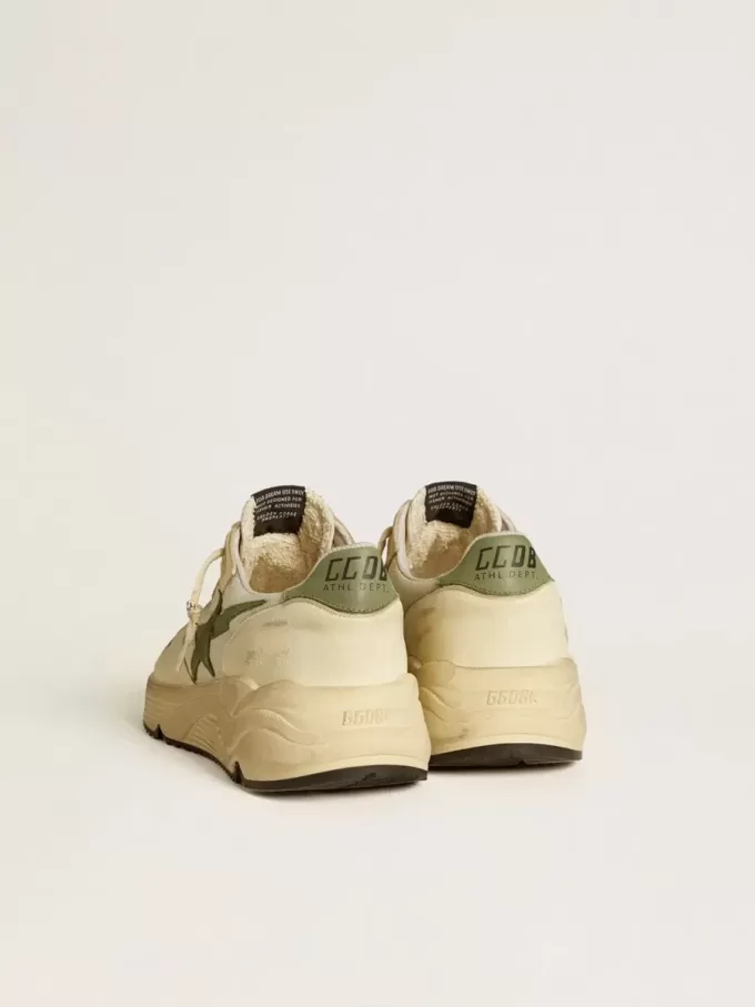 Zapatillas Running Sole LTD para hombre en nailon y napa con estrella y lengüeta en el talón de nubuck