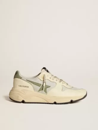 Zapatillas Running Sole LTD para mujer en nailon y napa con estrella y lengüeta en el talón de nubuck