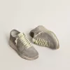 Zapatillas Running Sole para mujer en ante gris con estrella y lengüeta en el talón en ante gris