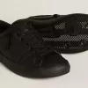 Zapatillas sostenibles Yatay Modelo 1B con parte superior de origen biológico y Y negra