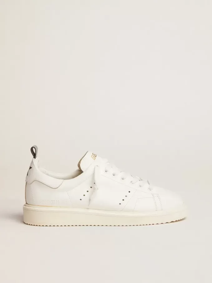 Zapatillas Starter en cuero totalmente blanco